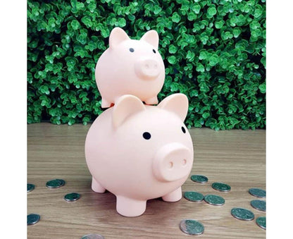 Christmas Cartoon Pig Shaped Money Saving Box Bank Coins Storage Case Home Decor-Meat Color L - view 9