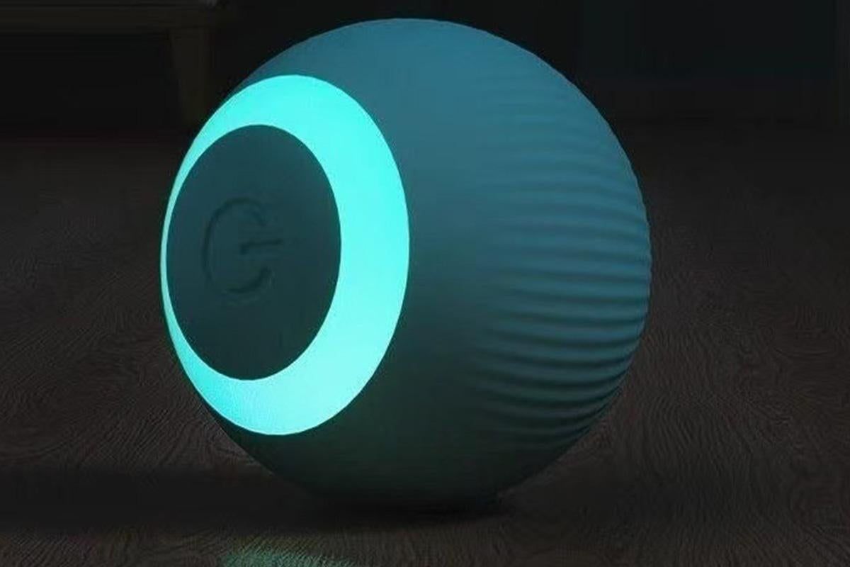 2PCS Interactive Smart Cat Toy Automatic Rolling Cat Ball Self-Moving Kitten Toys - view 6