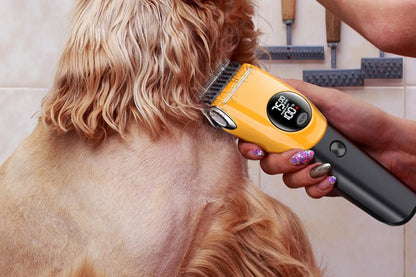 Dog Clipper Low Noise Dog Grooming Kit Rechargeable 3-Speed With LCD Display for Dogs Cats Pets - view 4
