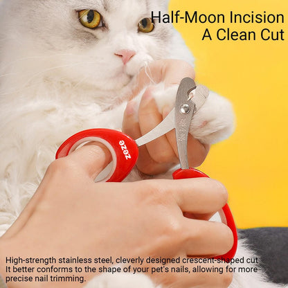 Tulip Shape Cat Nail Clipper Pet Grooming Tool Safety Durable for Cat Kitties - view 6