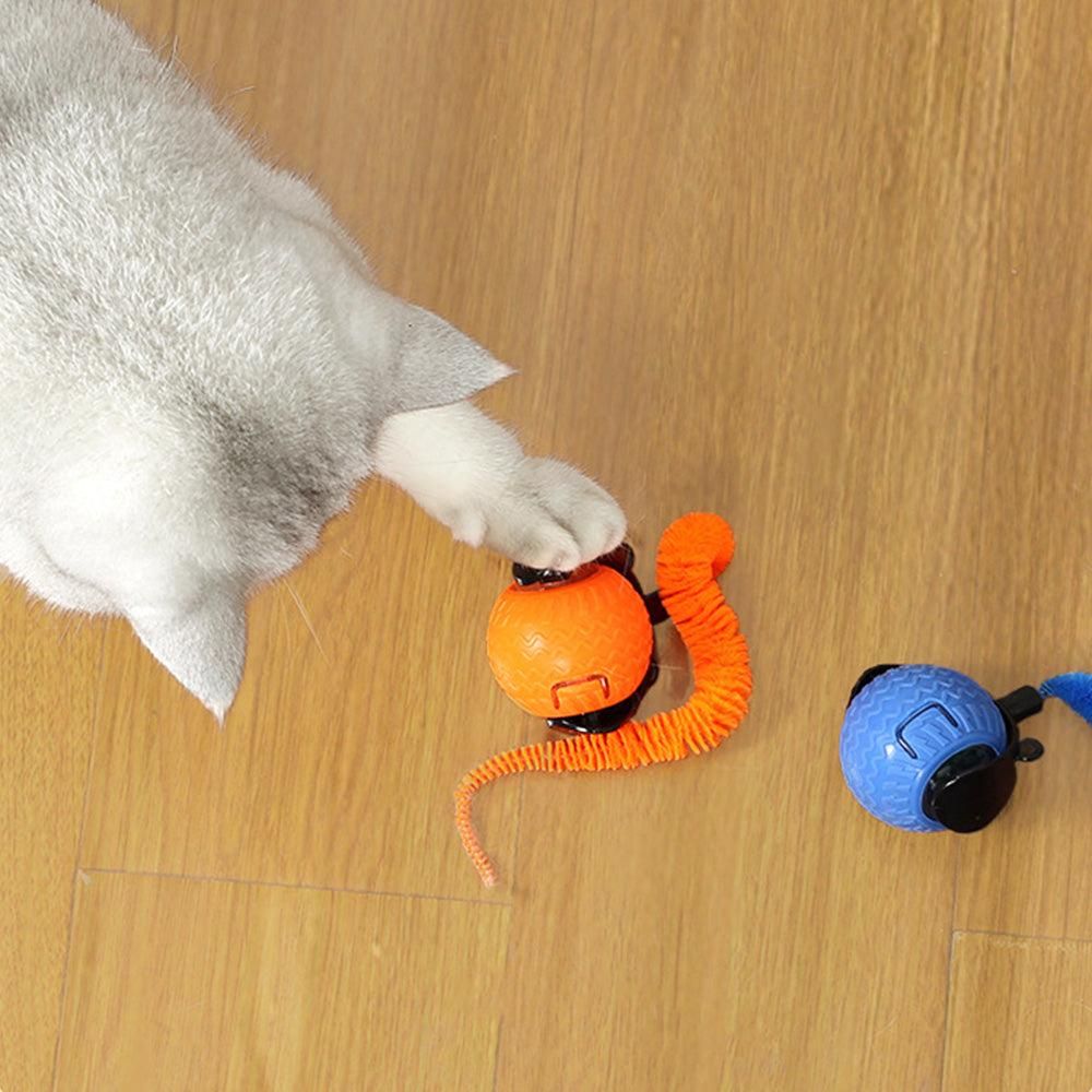 2Pcs Automatic Cat Rolling Ball Interactive Pet Toy with Multiple Motion Modes for Pet Cats Dogs - view 3