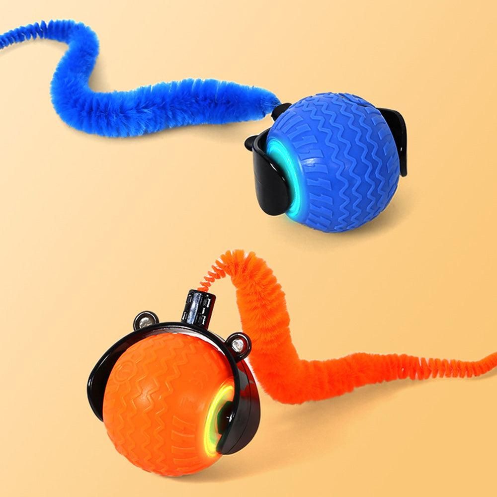 2Pcs Automatic Cat Rolling Ball Interactive Pet Toy with Multiple Motion Modes for Pet Cats Dogs - view 6