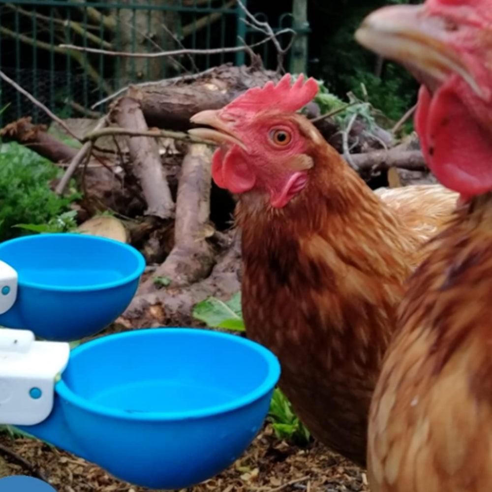 5Pcs Automatic Chicken Waterer Cups Water Feeder for Chicks Duck Goose Blue - view 5