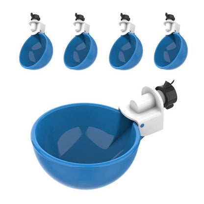 5Pcs Automatic Chicken Waterer Cups Water Feeder for Chicks Duck Goose Blue - view 6
