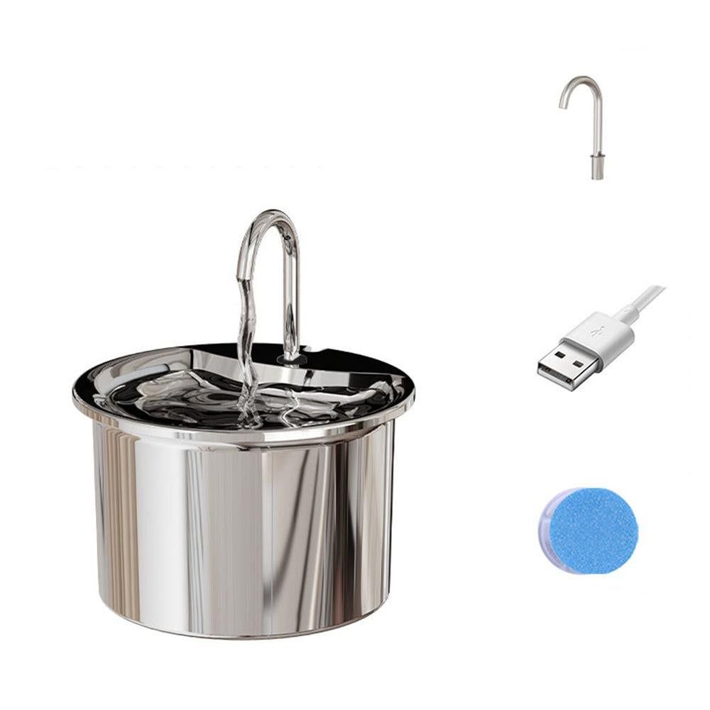 FT444 1.8L Electric Pet Water Dispenser Automatic Stainless Steel Cat Dog Fountain - view 4