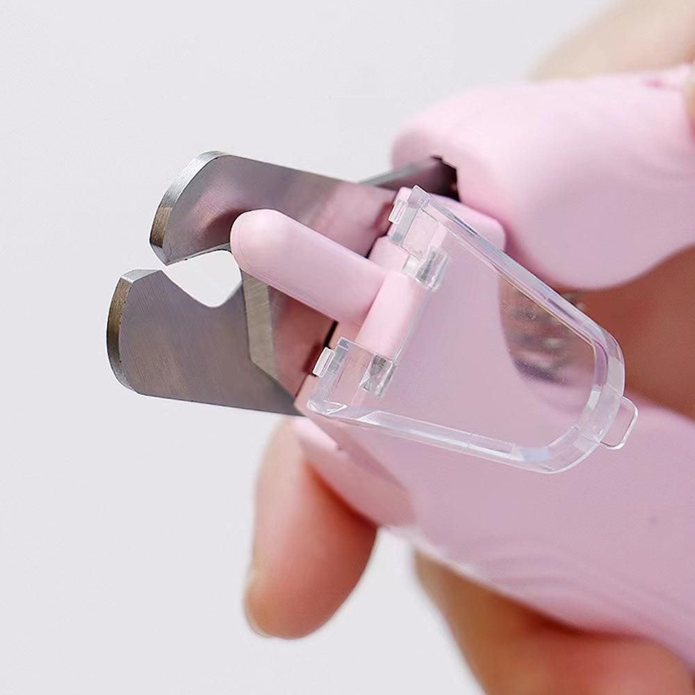 2-in-1 Pet Nail Grinder with LED Lights USB Rechargeable Dog Nail Clippers Cats Claw Trimmer Pink - view 5