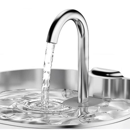 USB 2.2L Stainless Steel Pet Water Fountain for Cats and Small Dogs - view 4