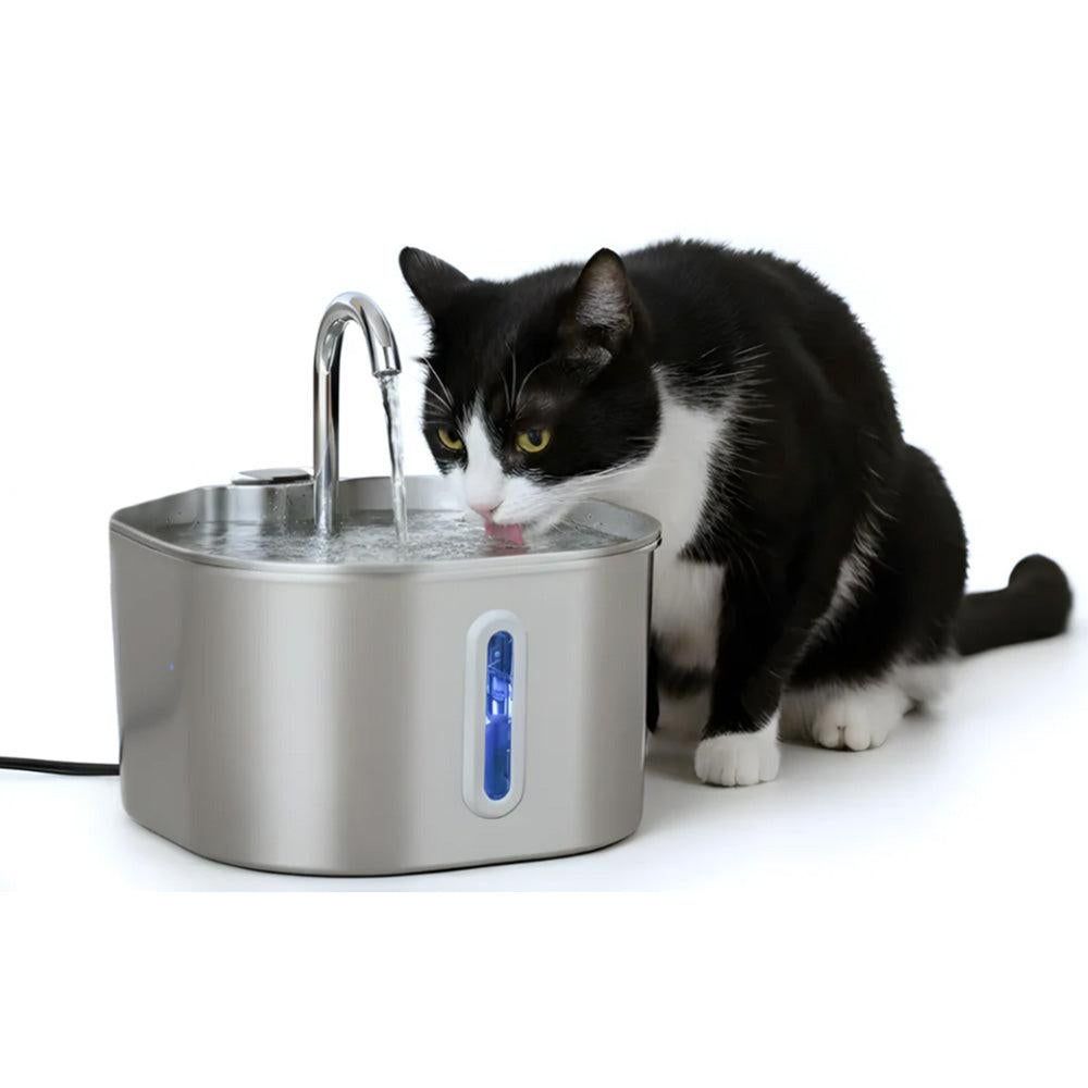 USB 2.2L Stainless Steel Pet Water Fountain for Cats and Small Dogs - view 5