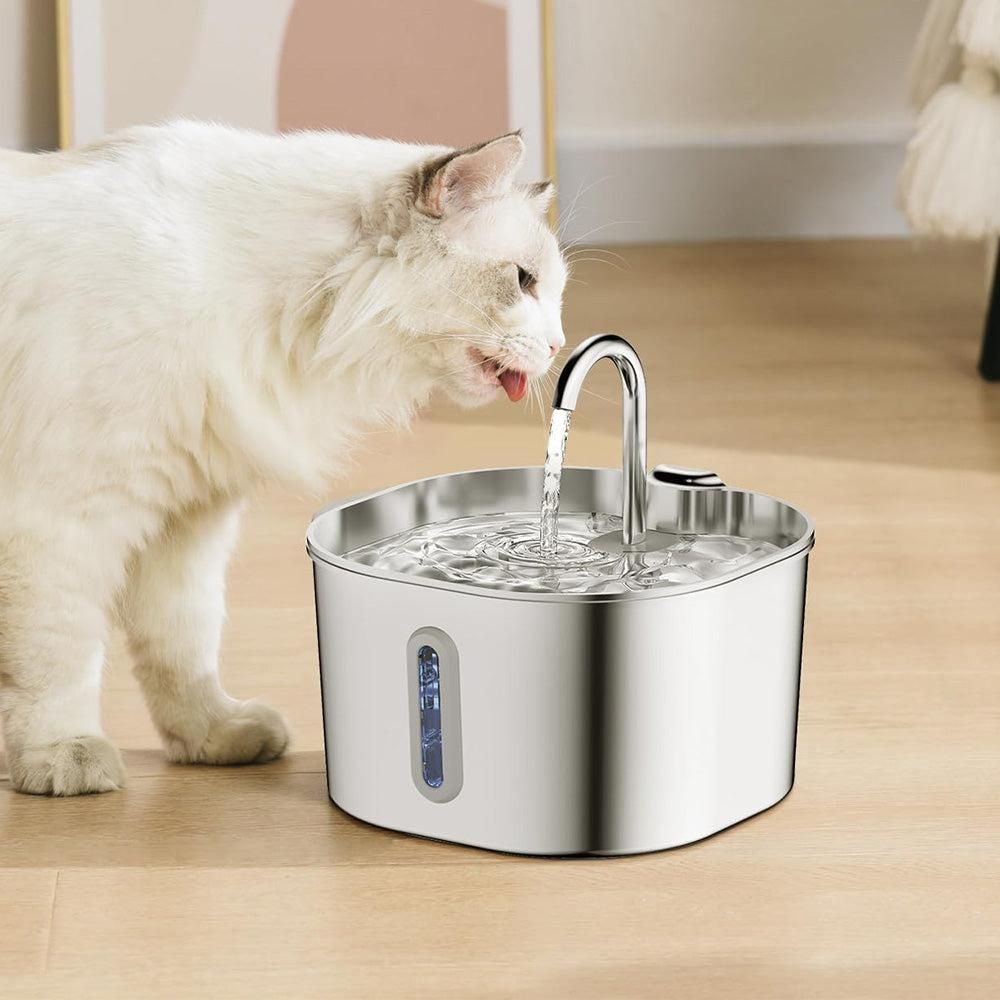 USB 2.2L Stainless Steel Pet Water Fountain for Cats and Small Dogs - view 6
