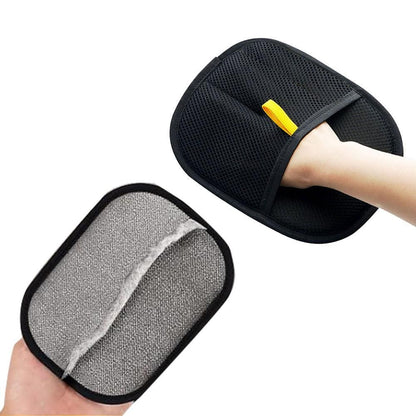2Pcs Pet Electrostatic Hair Removal Gloves Reusable Grooming Tools - view 2