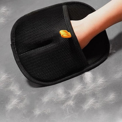 2Pcs Pet Electrostatic Hair Removal Gloves Reusable Grooming Tools - view 5