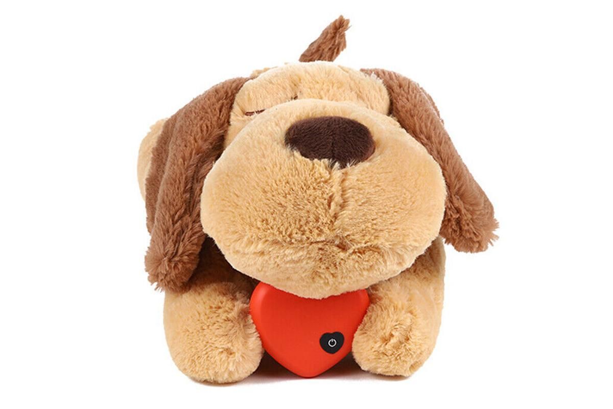 Pet Puppy Cat Soft Plush Toy Heartbeat Sleeping Buddy Dog Behavioral Anxiety Aid - view 3