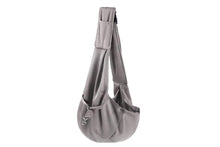 Breathable Dog Carrier Sling With Storage Pocket Pet Carrier Shoulder Pouch For Outdoor Travel -Gray - view 2