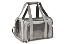 Portable Travel Bag Soft Crate Cage Cat Bag Animal Carriers for Pets -Grey - view 2