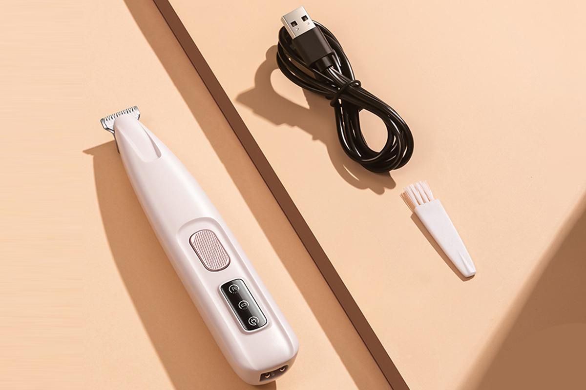 Dog Cat Paw Trimmer 18mm Widen Pet Hair Clipper Dog Clippers for Grooming With LED Light LED Display Rechargeable - view 3