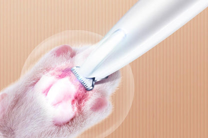Dog Cat Paw Trimmer 18mm Widen Pet Hair Clipper Dog Clippers for Grooming With LED Light LED Display Rechargeable - view 5