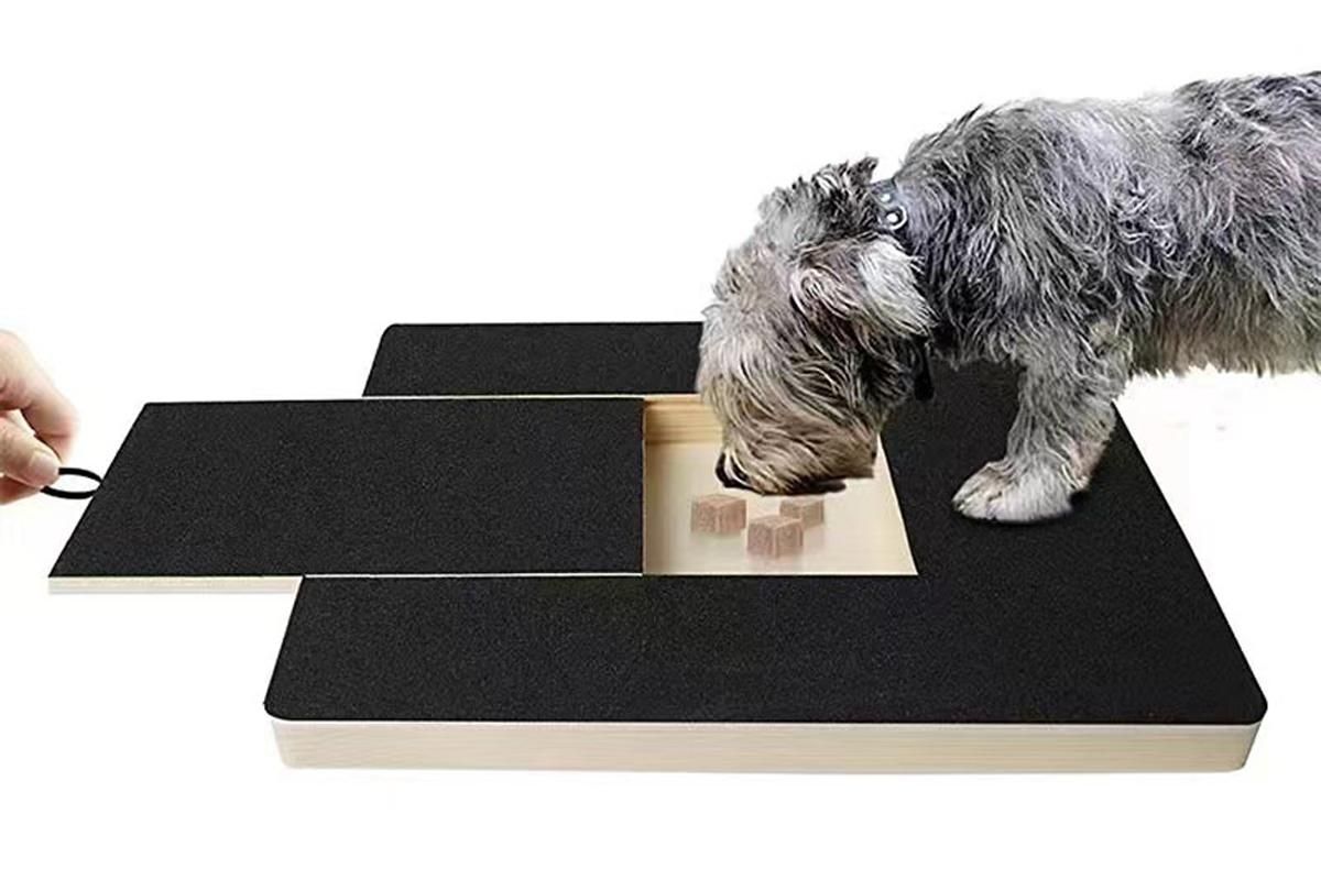 Dog Scratch Pad for Nails Scratching Board with Treat Box - view 3