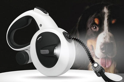 5m Auto Retractable Dog Leash with LED Light Pet Walking Lead for Small Medium Large Dogs - M - view 3