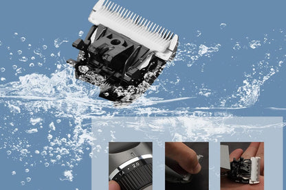 Pet Grooming Clippers Cat Grooming Kit Cordless Low Noise Pet Hair Clipper Trimmer Shaver for Dogs Cats Animals Adjustable Clipper Comb & Detachable Blades Dog Trimmer - view 3