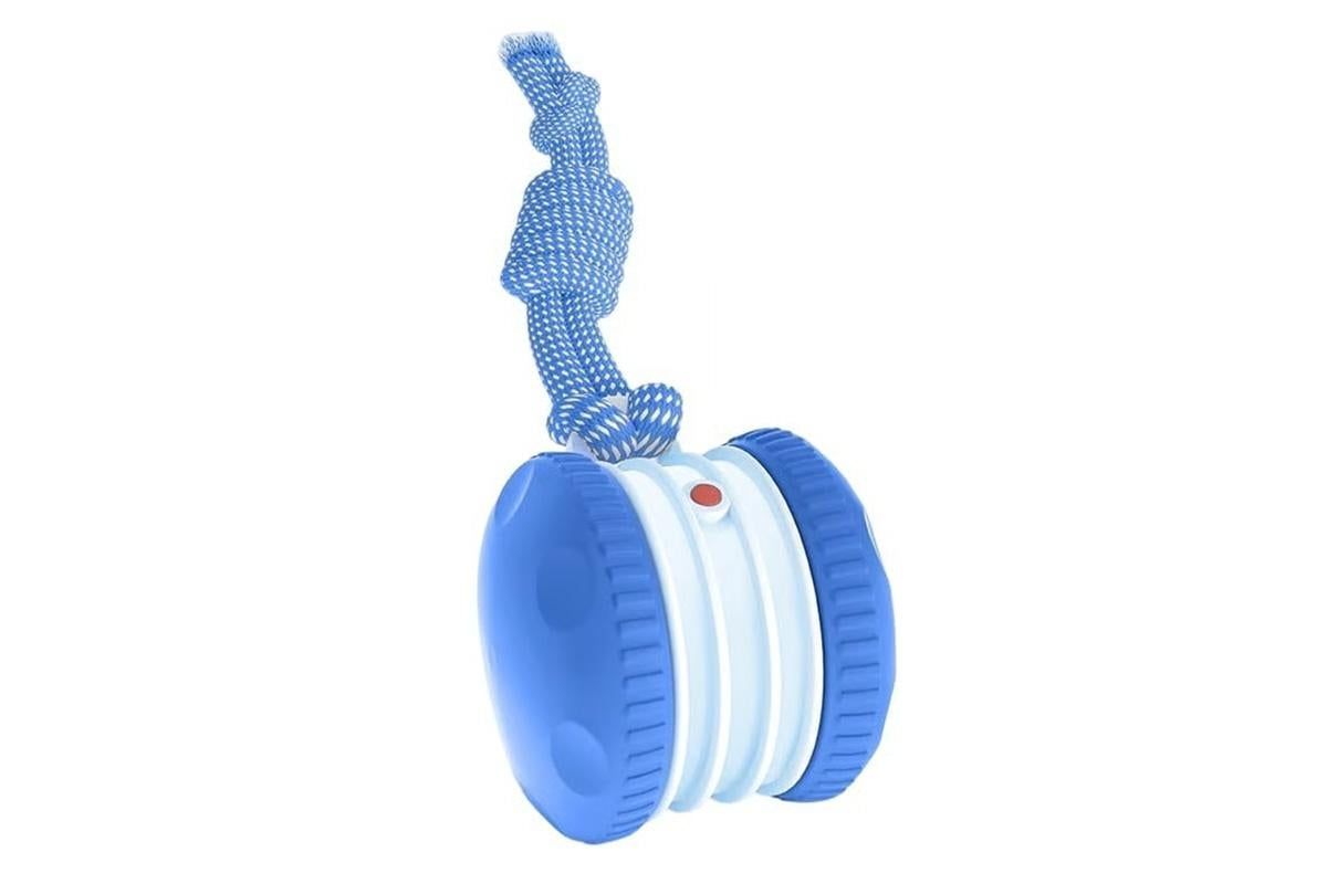 Interactive Pet Rolling Ball Toy Rechargeable Automatic Play Ball for Cats and Dogs - Blue - view 7