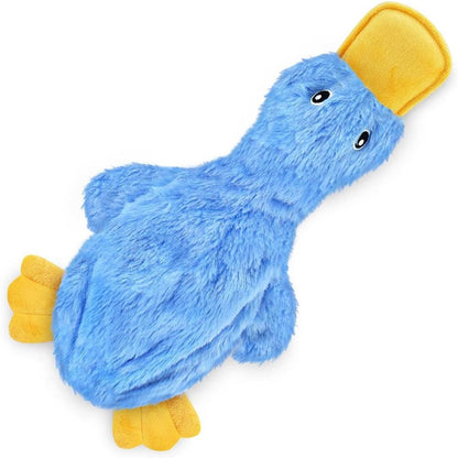 Interactive Plush Duck Dog Toy - Chew Toy for Small Dogs Blue - view 3