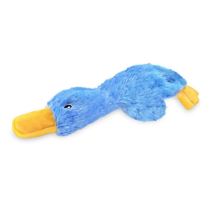 Interactive Plush Duck Dog Toy - Chew Toy for Small Dogs Blue - view 5
