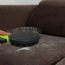 2PCS Pet Grooming Tools Double-Sided Brush for Shedding and Bathing for Short/Long Haired Dogs Cats Green - view 2