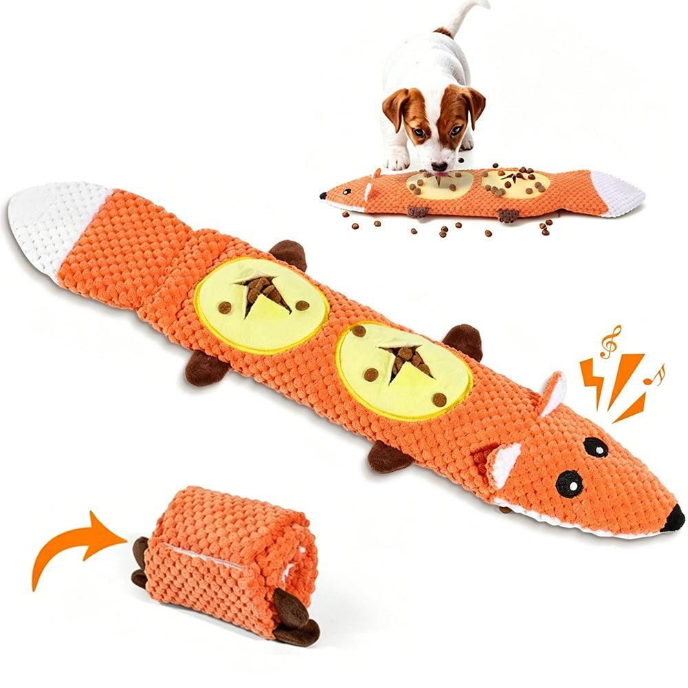 Dog Toys for Aggressive Chewers Dog Toys with Squeaker for Boredom and Teething Orange - view 3