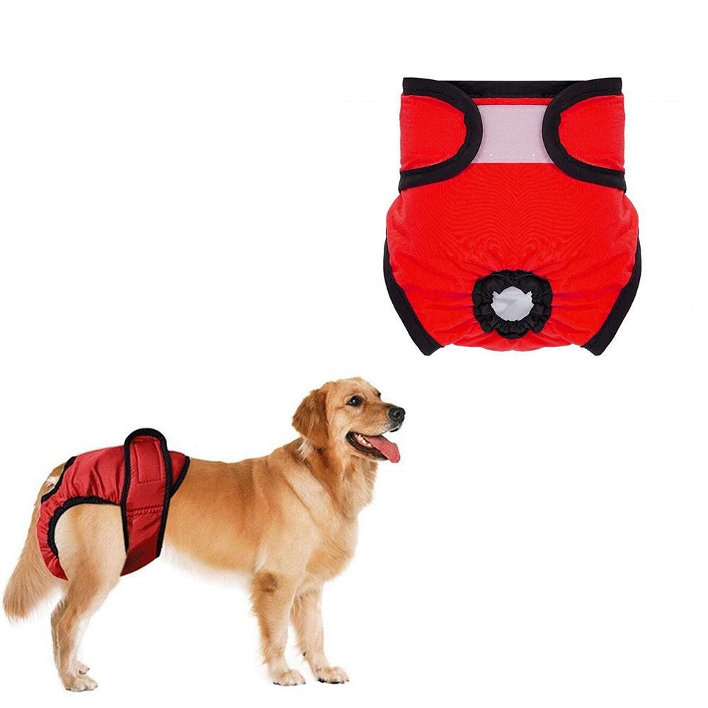 Washable Female Pet Nappy Diaper Dog Cat Physiological Pants Gray - S - view 10