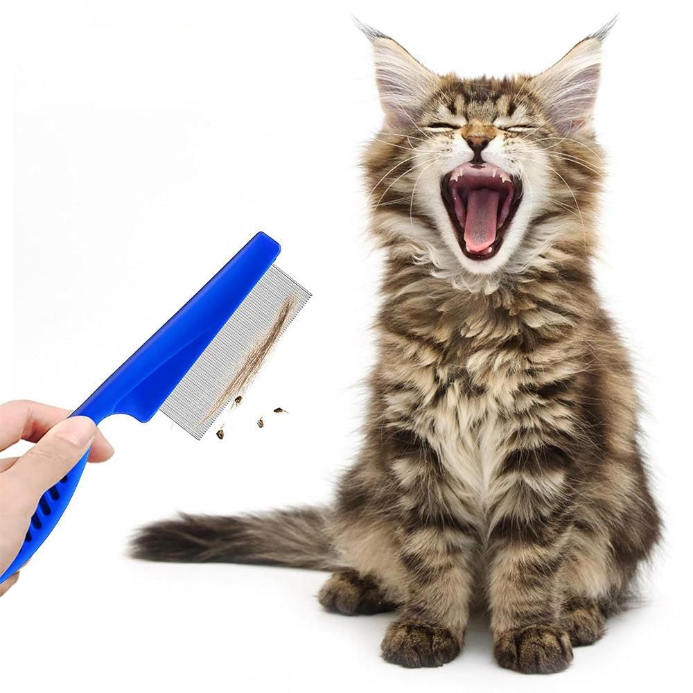 5 Pcs Set Flea Lice Comb for Pets Stainless Steel Dog Cat Dematting Grooming Combs - view 5