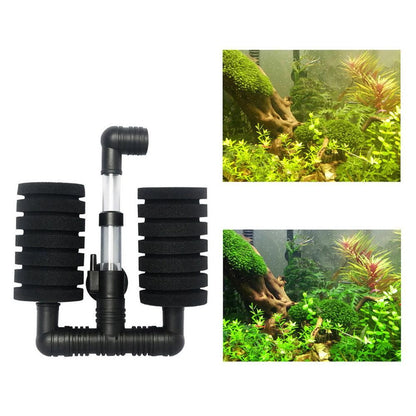 Aquarium Air Filter Bio Sponge Filter for Shrimp Betta Breeder Fish Tank Style 2 - view 4