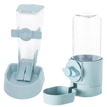 Automatic Food Water Dispenser Set Pet Feeder Bowl Set for Cage Light Blue - view 2