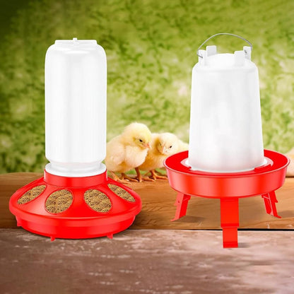 1L Chick Food Feeder and 1.5L Chicken Water Feeder Kit for Chick Aviaries - view 5