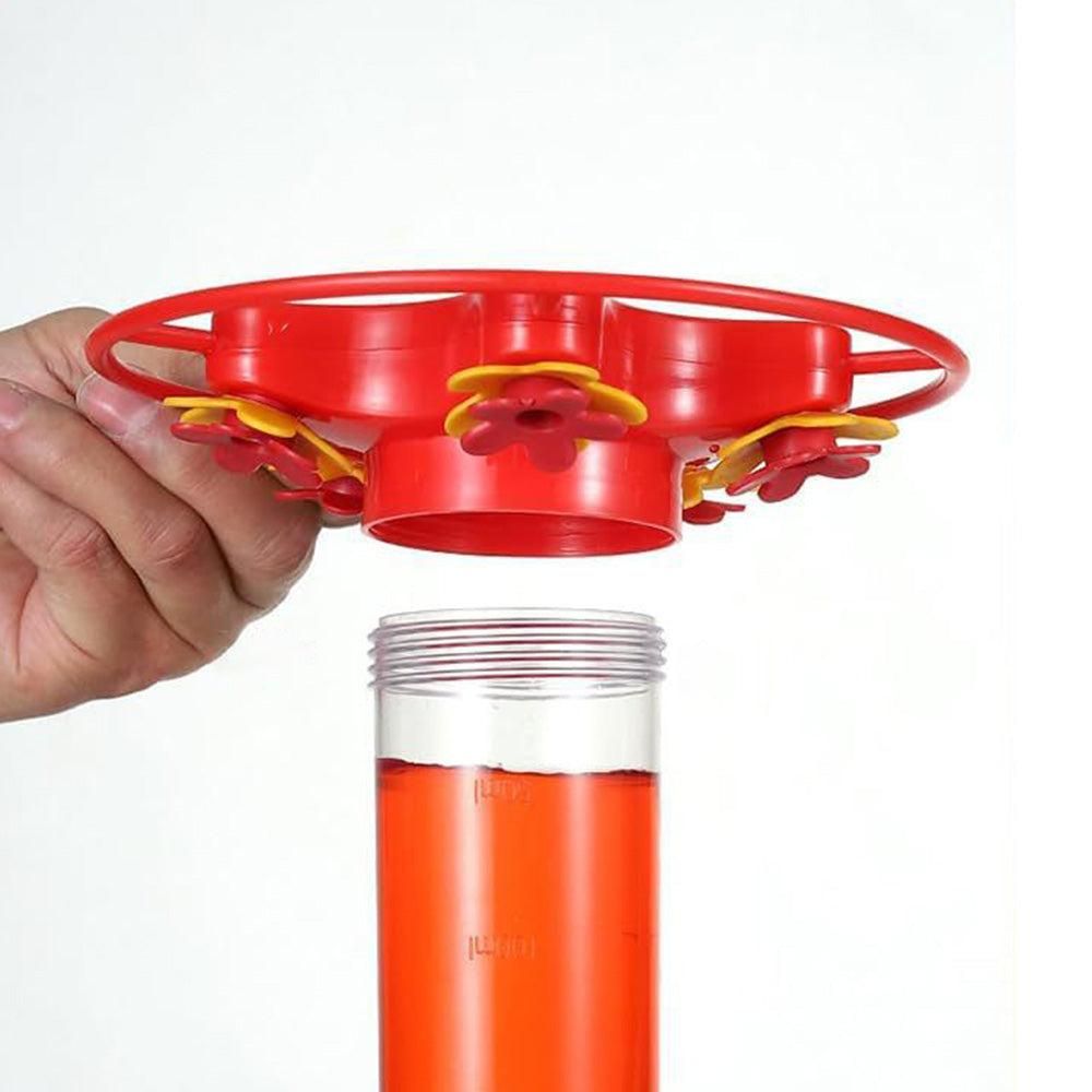 Outdoors Hanging Hummingbird Feeders with 5 Feeding Ports - view 5