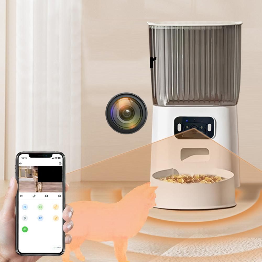 5L Smart Pet Feeder with Camera & Dual-Band WiFi - Automatic Dispenser - view 6