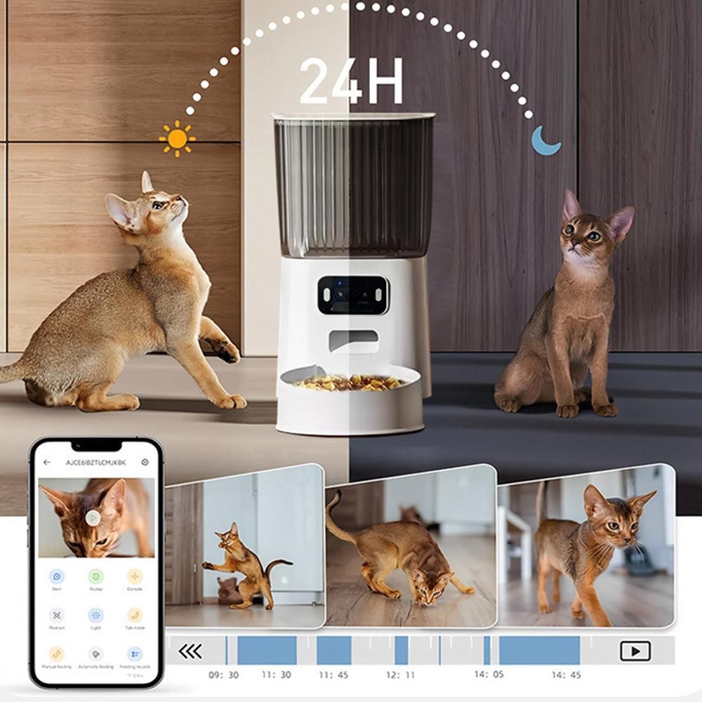 5L Smart Pet Feeder with Camera & Dual-Band WiFi - Automatic Dispenser - view 7