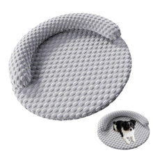 Washable Cooling Pet Bed with Removable Cover for Dogs & Cats - Dark Gray - S