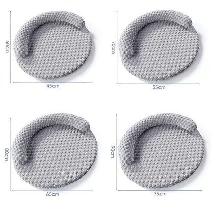 Washable Cooling Pet Bed with Removable Cover for Dogs & Cats - Dark Gray - S - view 2
