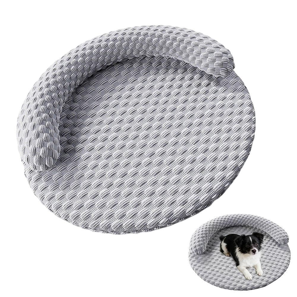 Washable Cooling Pet Bed with Removable Cover for Dogs & Cats - Dark Gray - S - view 8