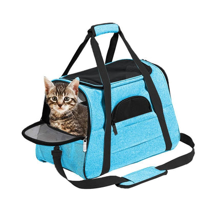 Cat Pet Carrier Travel Carrier Pet Bag for Small Medium Cats Pink - view 5