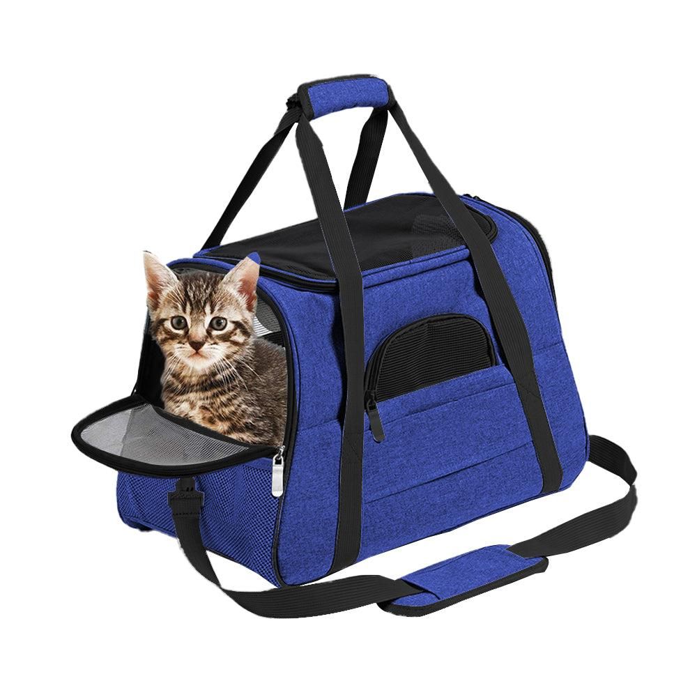 Cat Pet Carrier Travel Carrier Pet Bag for Small Medium Cats Pink - view 7