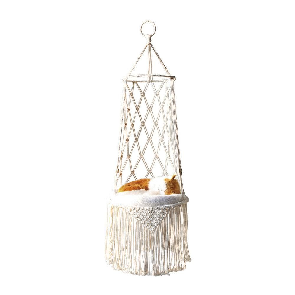 Pet Hammock Hanging Cat Bed Aerial Kitten Bed Sunny Window Seat Nest - S - view 3