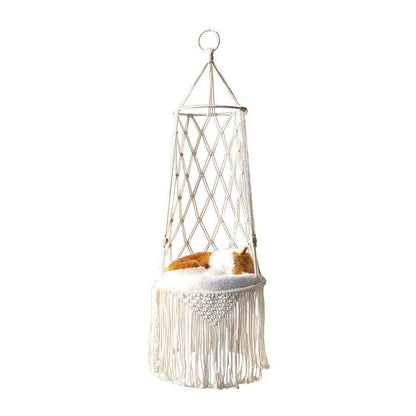 Pet Hammock Hanging Cat Bed Aerial Kitten Bed Sunny Window Seat Nest - S - view 3