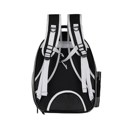 Expandable Travel Cat Backpack Carrier Polarized Tinted Bubble Window Pet Backpack Black - view 4