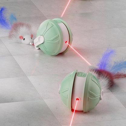 Electric Automatic Moving Rolling Dog Toy Interactive Dog Ball Toy Green - view 3