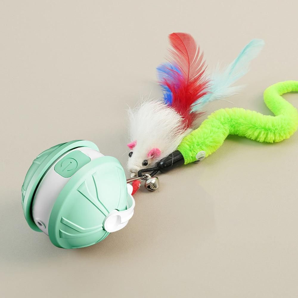 Electric Automatic Moving Rolling Dog Toy Interactive Dog Ball Toy Green - view 5