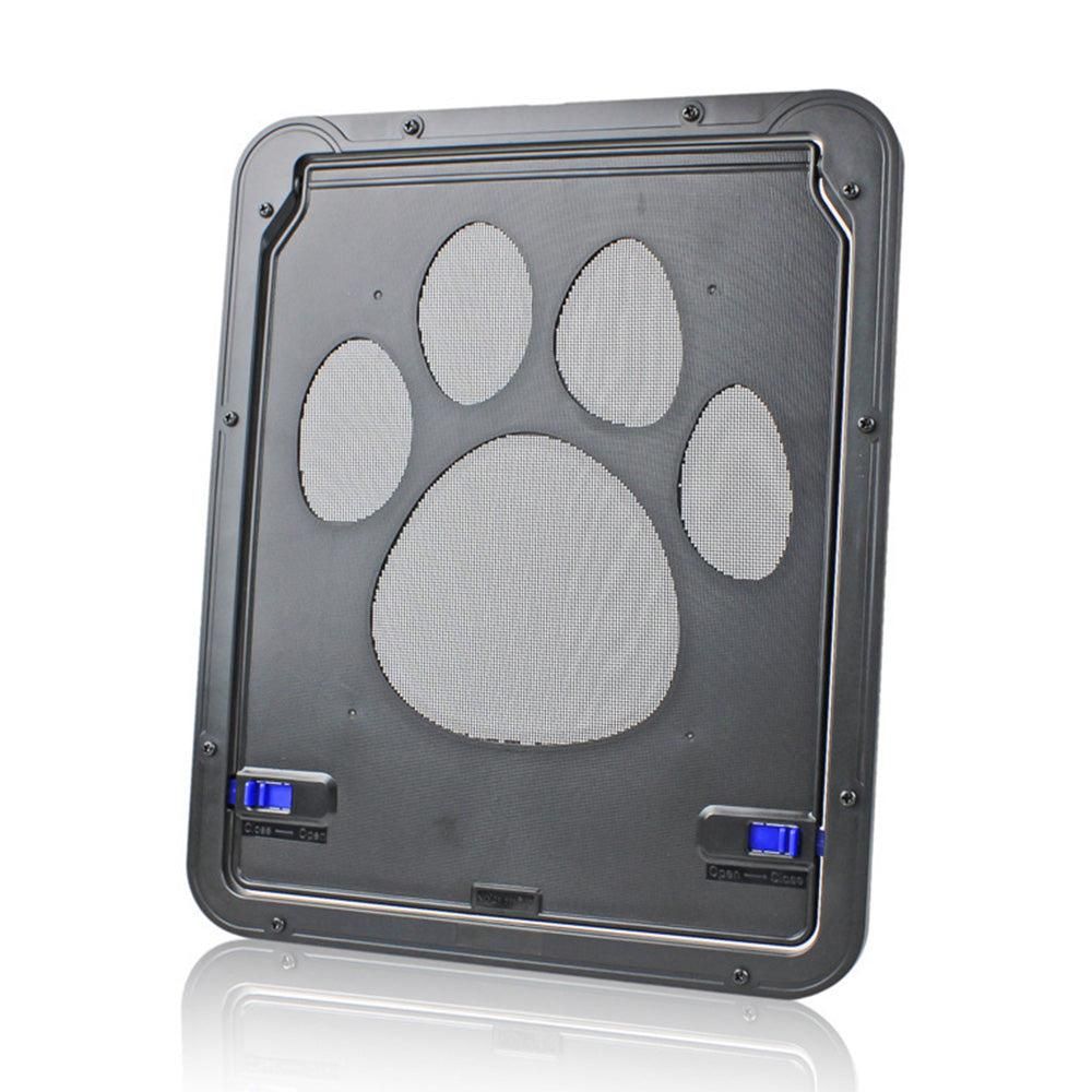 Lockable Pet Flap Screen Door Inside Door for Puppy Dog and Cat House - view 3