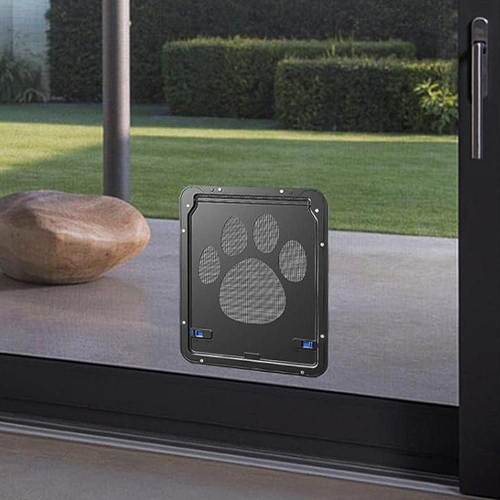 Lockable Pet Flap Screen Door Inside Door for Puppy Dog and Cat House - view 4