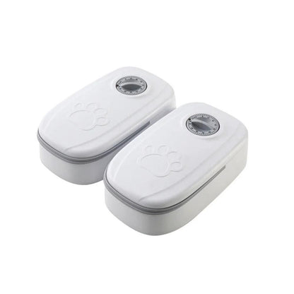 Timer Controlled Pet Feeder for Cats & Small Dogs Wet/Dry Food Style 2 - view 2