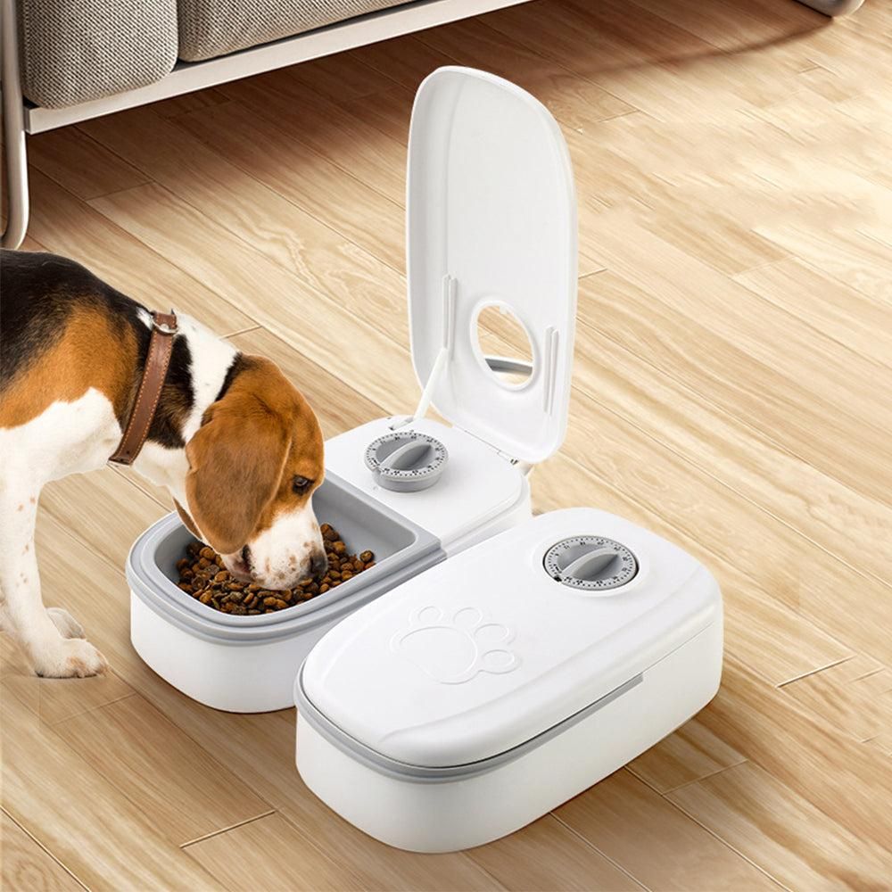 Timer Controlled Pet Feeder for Cats & Small Dogs Wet/Dry Food Style 2 - view 4